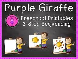 Next, ask the kids to decorate the exterior like a train. 3 Step Sequencing Activities For Preschool By Purple Giraffe Printables