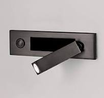 Engineering Reading Lamp Hotel Headboard Spotlight, Modern LED Bedroom Lamp  Wall Light Sconce, Bedside Reading Light Recessed Push Switch Wall Lamps,  ...