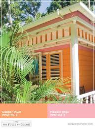 I need a new exterior paint color. Tropical Paradise Caribbean Vacation Inspired Paint Colors These Paint Colors Are A Part Of House Paint Exterior Beach House Exterior Beach Cottage Exterior