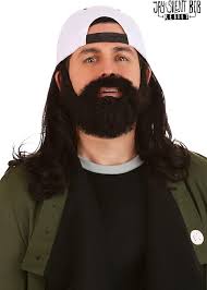 Amazon.com: Silent Bob Wig & Beard Costume Kit