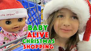 Christmas Shopping With Baby Alive At Toysrus Before Black Friday Youtube