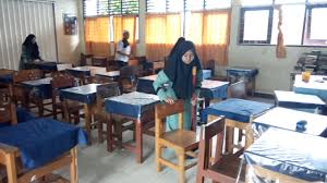 Perkhidmatan sewa alas kerusi meja. Jelang Ulangan Siswa Lakukan Aksi Kebersihan Dan Penataan Ruang