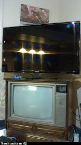 With a microfiber cloth, with a vinegar solution, and using scratch removal techniques. The Only Thing Old Tvs Are Good For There I Fixed It White Trash Repairs