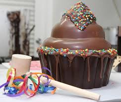 Smash Cake You Bust It Open With The Hammer And There Are Gourmet Chocolates Inside Sc Cupcake Smash Cakes Chocolate Pinata Cake
