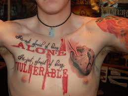 Short quote tattoos for guys. Chest Tattoo Quotes And Sayings Quotesgram