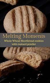Melting Moments Cookies Shortbread Custard Cookies Recipe Melting Moments Cookies Cookie Recipes Cookies Ingredients