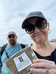 16 day road trip. Wisconsin, Missouri, Oklahoma, Texas, Arkansas, Illinois  Tony's rock has been with us for awhile. Lots of adventures bringing his  memory with us.