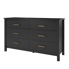Better Homes Gardens Wesley 6 Drawer Dresser Black Walmart Com 6 Drawer Dresser Dresser Drawers Black Dressers