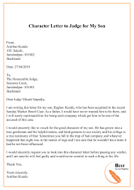 Can i read my recommendation letter before sending them? Character Letter To Judge For My Son 01 Best Letter Template In Letter To Judge Templat Letter To Judge Character Letters Character Reference Letter Template