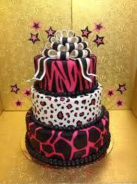 Birthday Cake Images For 17 Year Old Boy Amazing Cake For Any Girl From 7 17 Years Old Animal Print Cake Leopard Print Cake Cake Designs Birthday