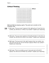 Maybe you would like to learn more about one of these? Addition Critical Thinking Printable 3rd Grade Teachervision