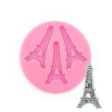 2.green product, conforms to the fda &sgs quality, innoxious, no peculiar smell, soft, waterproof, easy to demould, fadeless and easy to clean, durable for long time use. Eiffel Tower Silicone Mold