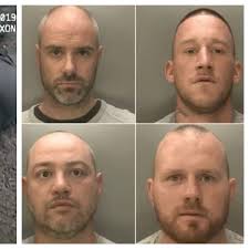 Gang banged up for 60 years attacked security guard, smashed cashpoints and  snatched cars