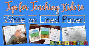 To make or draw lines manually in microsoft word 2007 or 2010 can be done by : Tips For Teaching Kids To Write On Lined Paper Heidi Songs