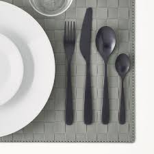 Tillagd 24 Piece Cutlery Set Black Ikea In 2020 Besteck Set Besteck Ikea