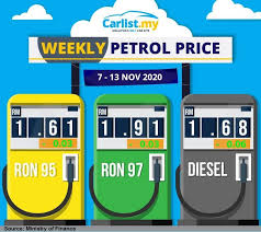 Probably the most commonly used variation of petrol, ron95 serves as the cheaper and value for money offering in the market. Petrol Price Update 7th Of November To 13th Of November Harga Semua Turun Auto News Carlist My