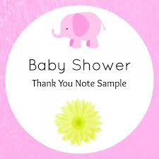 Late baby shower thank you note wording. Baby Shower Thank You Confetti Bliss