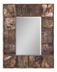 Birch Bark Mirror Western Decor Cabin Decor Cabin Decor Birch Bark Western Decor