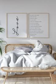 Love Is Patient Love Is Kind Master Bedroom Wall Decor 1 Etsy Master Bedroom Wall Decor Bedroom Wall Decor Above Bed Above Bed Decor
