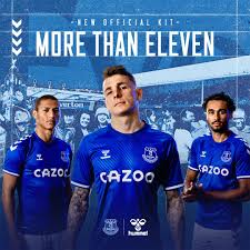 20 das sind die neuen trikots des fc augsburg für die saison 2020/21: Classic Football Shirts On Twitter The 2020 21 Everton Home Kit Is The Clubs First Ever Hummel Kit Did They Do A Good Job