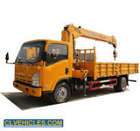Japanese Isuzu 700p 4X2 5tons Truck Mounted Crane Stright ...