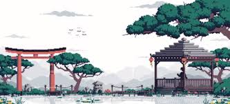 21 Pixel Art Instances Of Animation Awesomeness Pixel Art Landscape Pixel Art Pixel Art Games