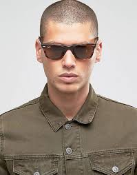 Gafas Ray Ban Hombre Carey Gafas De Sol Marrones Efecto Carey Cuadradas De  Ray-Ban ASOS