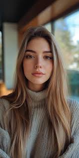 Portrait Of A Young Woman With Pretty Eyes, Long Curls and A Pleasant Smile  © Larry Fiebert Photo Taken In Montreal, Canada