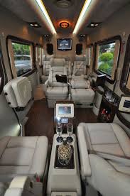 A Bit Too High Tech But I Like It Nonetheless Custom Mercedes Sprinter Van Conversions Voitures De Luxe Van De Luxe Camping Car De Luxe