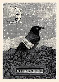 Black Bird In The Dead Of Night Blackbird Black Bird Tattoo Blackbird Art Black Bird