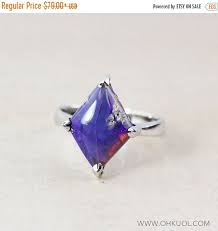 40 Off Opals Violet Blue Australian Opal Ring Free Form Silver Geometric Symmetrical Or Free Form Choo Australian Opal Ring Opal Rings Australian Opal