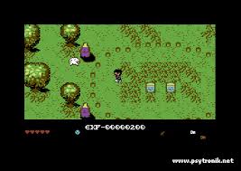 An example of using a font. The Isle Of The Cursed Prophet C64 By Psytronik Software