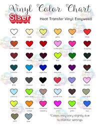 Htv Siser Easyweed Color Chart Editable On Corjl Digital