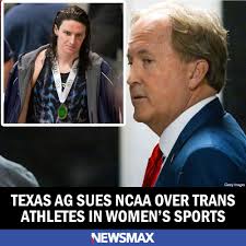 Texas Attorney General Ken Paxton announced Sunday he is suing the National  Collegiate Athletic Association because of transgender athletes competing  in women's sports. Read more: https://bit.ly/4gufibd