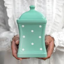 We have 12 images about teal kitchen canisters including images, pictures, photos, wallpapers, and more. Handmade Teal Blue White Polka Dot Ceramic Large Kitchen Canister Cookie Jar For Sale Online