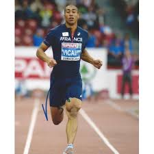 2012, 10.07, 7th step 9.70m to 9.80m; Jimmy Vicaut Autograph