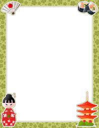 Japanese Border Clip Art Page Border And Vector Graphics Clip Art Borders Page Border Paper Border Designs
