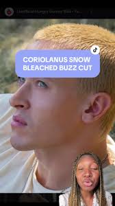 coriolanus snow with that bleached buzz cut tho😭 #coriolanussnow  #lucygraybaird #balladofsongbirdsandsnakes #reaperash #10thhungergames  #suzannecollins #tomblyth #bleachedbuzzcut #coriolanussnowhair ...