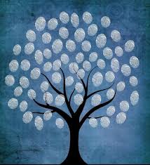 Love The White Fingerprint Tree Winter Crafts Pinterest Winter Tree Crafts Winter Crafts Tree Crafts