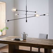 Mobile Chandelier 55 Two Tone West Elm Mobile Chandelier Black Ceiling Lighting Room Lights
