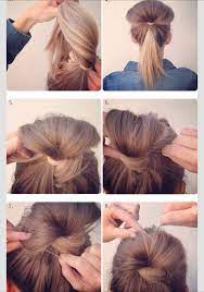 Fan Bun Bun Hairstyles For Long Hair Fan Bun Long Thin Hair