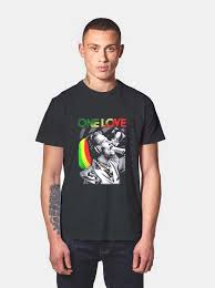 Cannabis shirts (mit 3d effekt) in den größen: Trend Fashion One Love Bob Marley T Shirt Apparelhouses Com