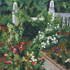 The museum of russian art. Lake Harriet Rose Garden Painting By Christina Plichta