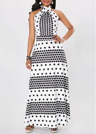 Maxi Dresses For Women Online Shop Free Shipping Rosewe Com Page 2 White Halter Maxi Dress Cheap White Dress Shop Maxi Dresses