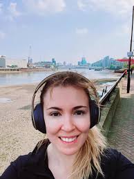 River Town Run 5K with the cutest 3rd place finisher under 12 female!