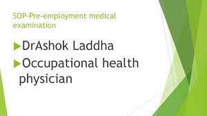 The big question, of course, centres around the value of the exercise. Sop Pre Employment Medical Examination