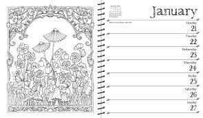 Comparison between the 2021 french edition and the 2021. Johanna Basford 2018 2019 16 Month Coloring Weekly Planner C Amazon De Basford Johanna Bucher