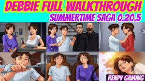 Become an american student in the spicy 'visual novel' summertime saga. Debbie Full Walkthrough Summertime Saga 0 20 5 Debbie Complete Storyline Youtube