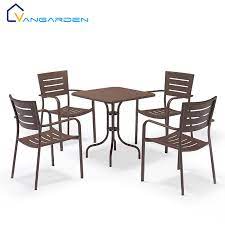 The art of outdoor table and chairs set. China 5pcs Balcony Garden Dining Aluminum Table Chair Set Sale China Garden Table Chairs Balcony Table Chair