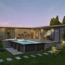 Piscine Hors Sol Autoportee Et Spa Leroy Merlin Piscine Hors Sol Amenagement Piscine Hors Terre Abri Piscine